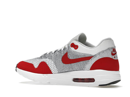Nike Air Max 1 Flyknit OG White University Red Sneakers 843384-101 - savito