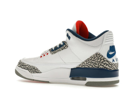 Jordan 3 Retro True Blue (2016) White Varsity Red 854262-106 - savito