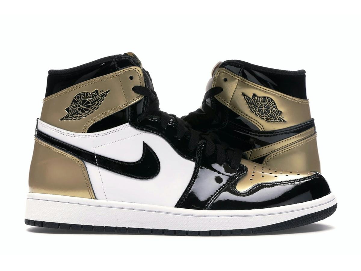Jordan 1 Retro High Gold Top 3 861428-001 Black Metallic Gold - savito