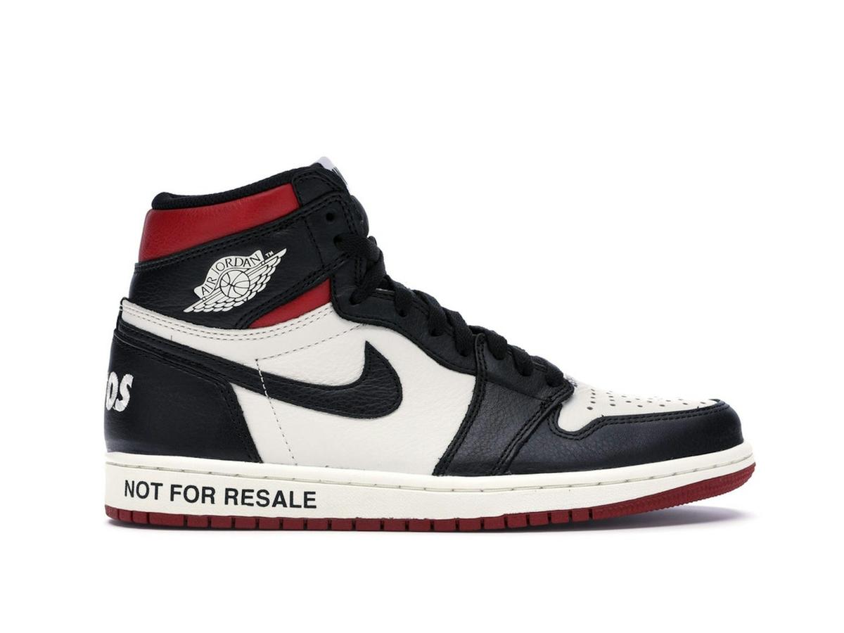 Jordan 1 Retro High Not for Resale Varsity Red Sail Black 861428-106 - savito