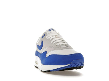 Nike Air Max 1 Anniversary Royal 2017 Men's Sneakers White Game Royal 908375-101 - savito