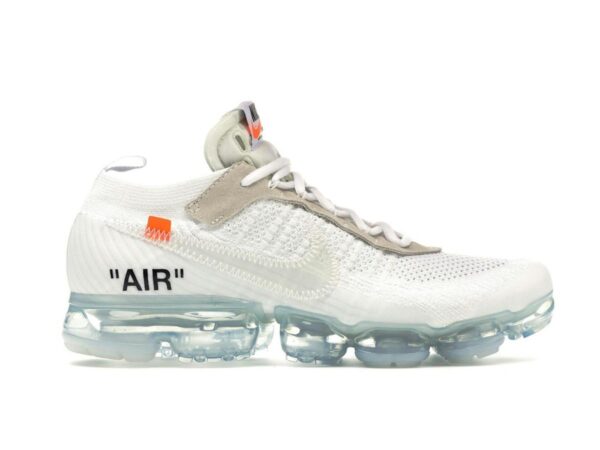 Nike Air VaporMax Off-White 2018 White Orange Black AA3831-100 Sneakers - savito