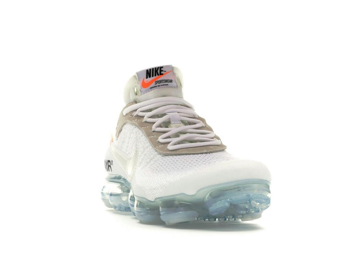 Nike Air VaporMax Off-White 2018 White Orange Black AA3831-100 Sneakers - savito