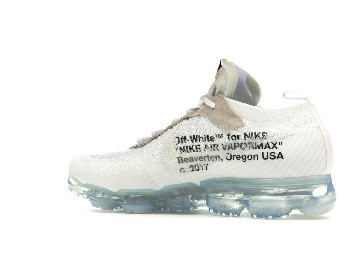 Nike Air VaporMax Off-White 2018 White Orange Black AA3831-100 Sneakers - savito