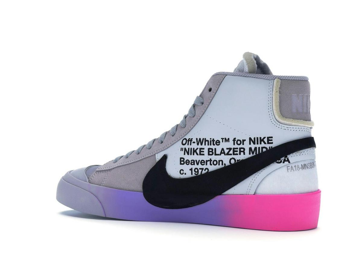 Nike Blazer Mid Off-White Wolf Grey Serena Queen AA3832-002 - savito