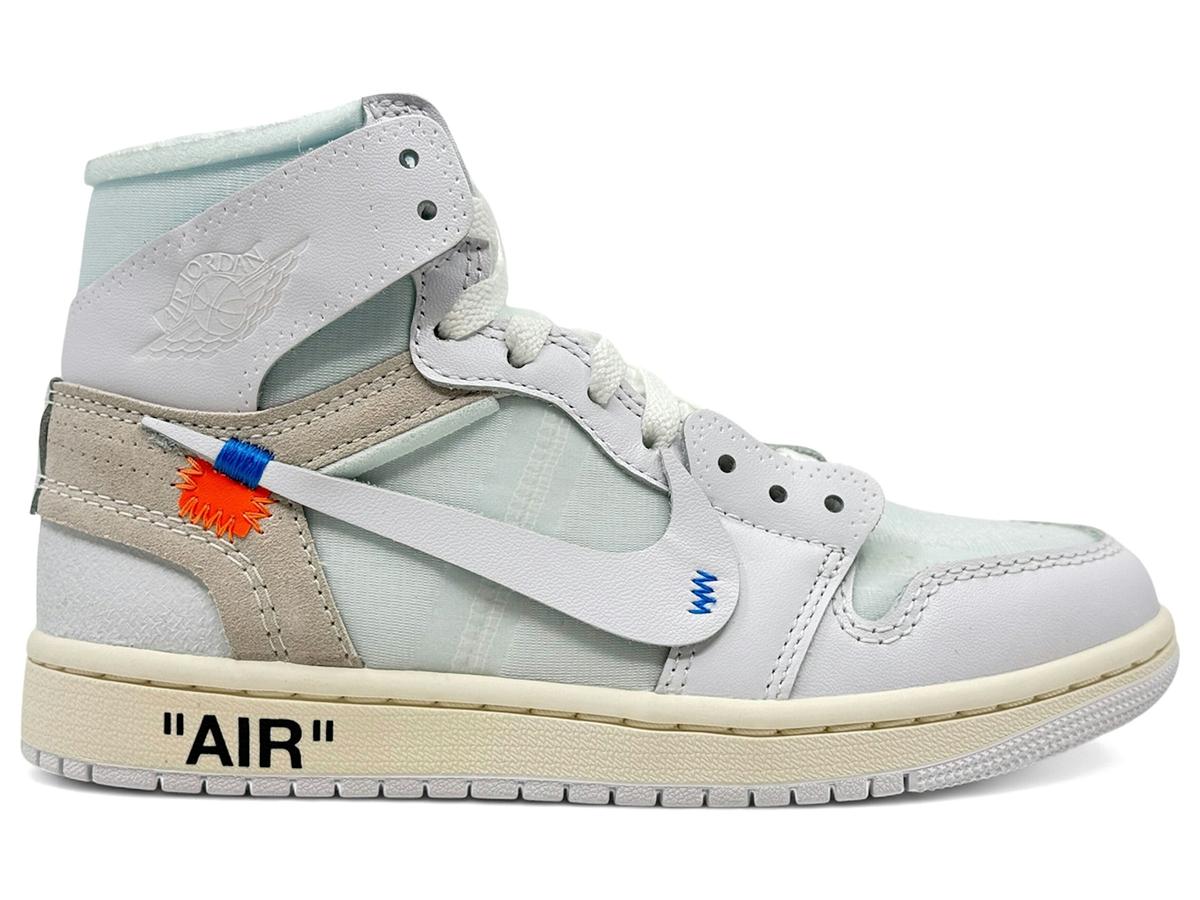 Jordan 1 Retro High Off-White Virgil Abloh Archive Alaska White AA3834-100 - savito