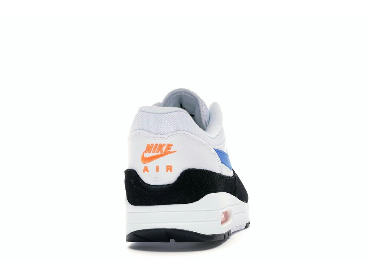 Nike Air Max 1 White Photo Blue Black Total Orange AH8145-112 - savito