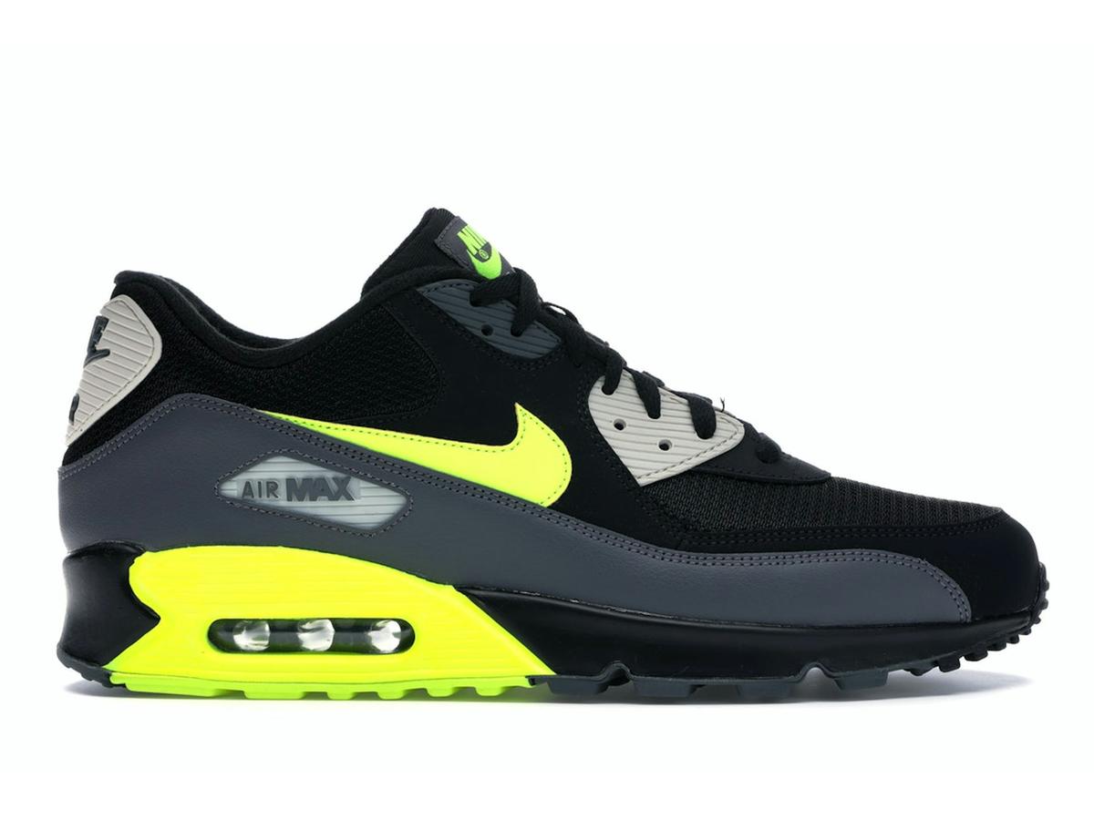 Nike Air Max 90 Dark Grey Black Volt AJ1285-015 - savito