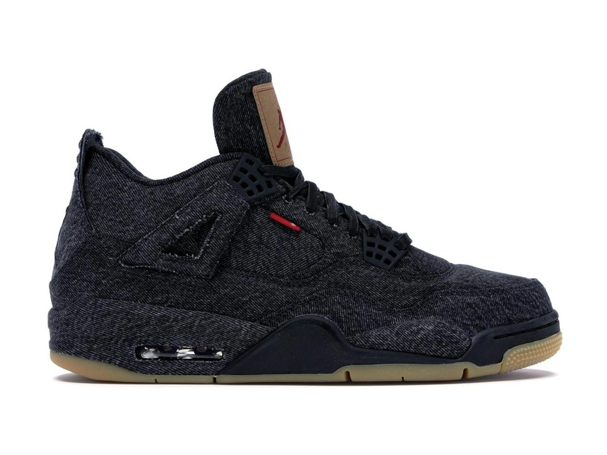 Jordan 4 Retro Levi's Black (Blank Tag) AO2571-001 - savito