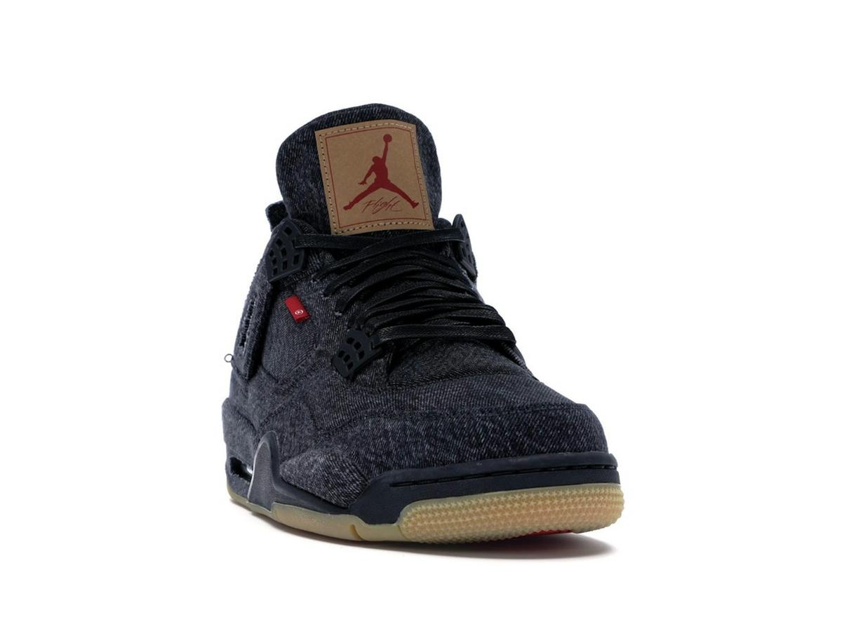 Jordan 4 Retro Levi's Black (Blank Tag) AO2571-001 - savito