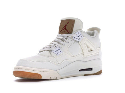 Jordan 4 Retro Levi's White Blank Tag Sneakers AO2571-100 - savito