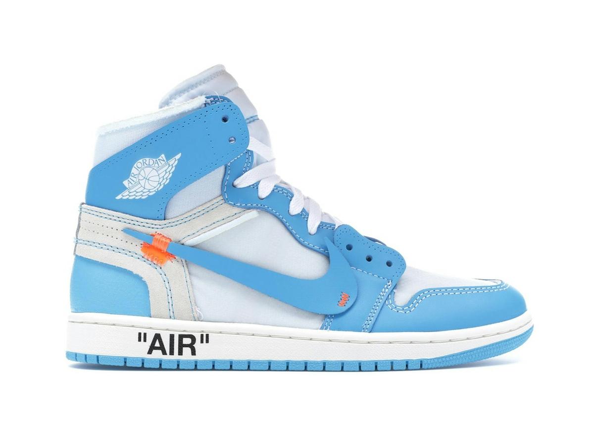 Jordan 1 Retro High Off-White University Blue 'UNC' AQ0818-148 - savito