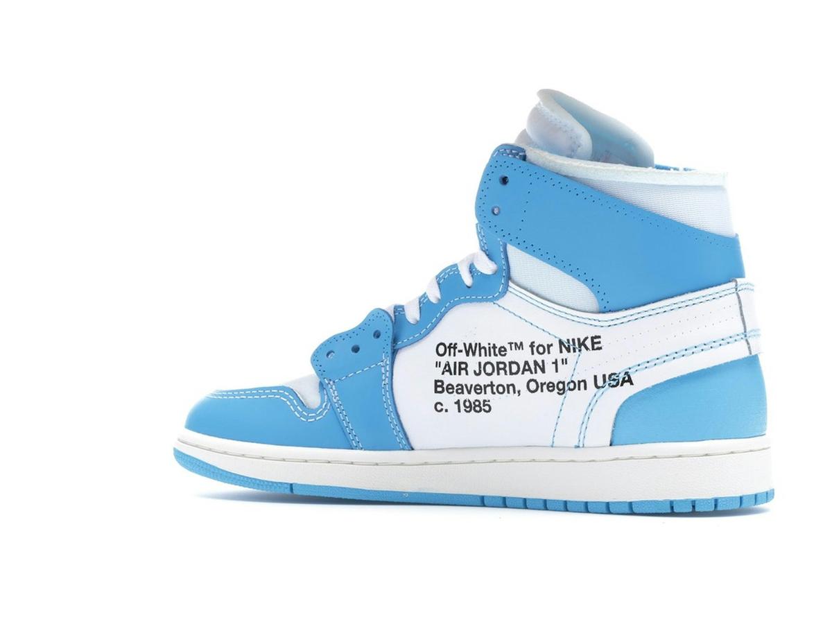 Jordan 1 Retro High Off-White University Blue 'UNC' AQ0818-148 - savito