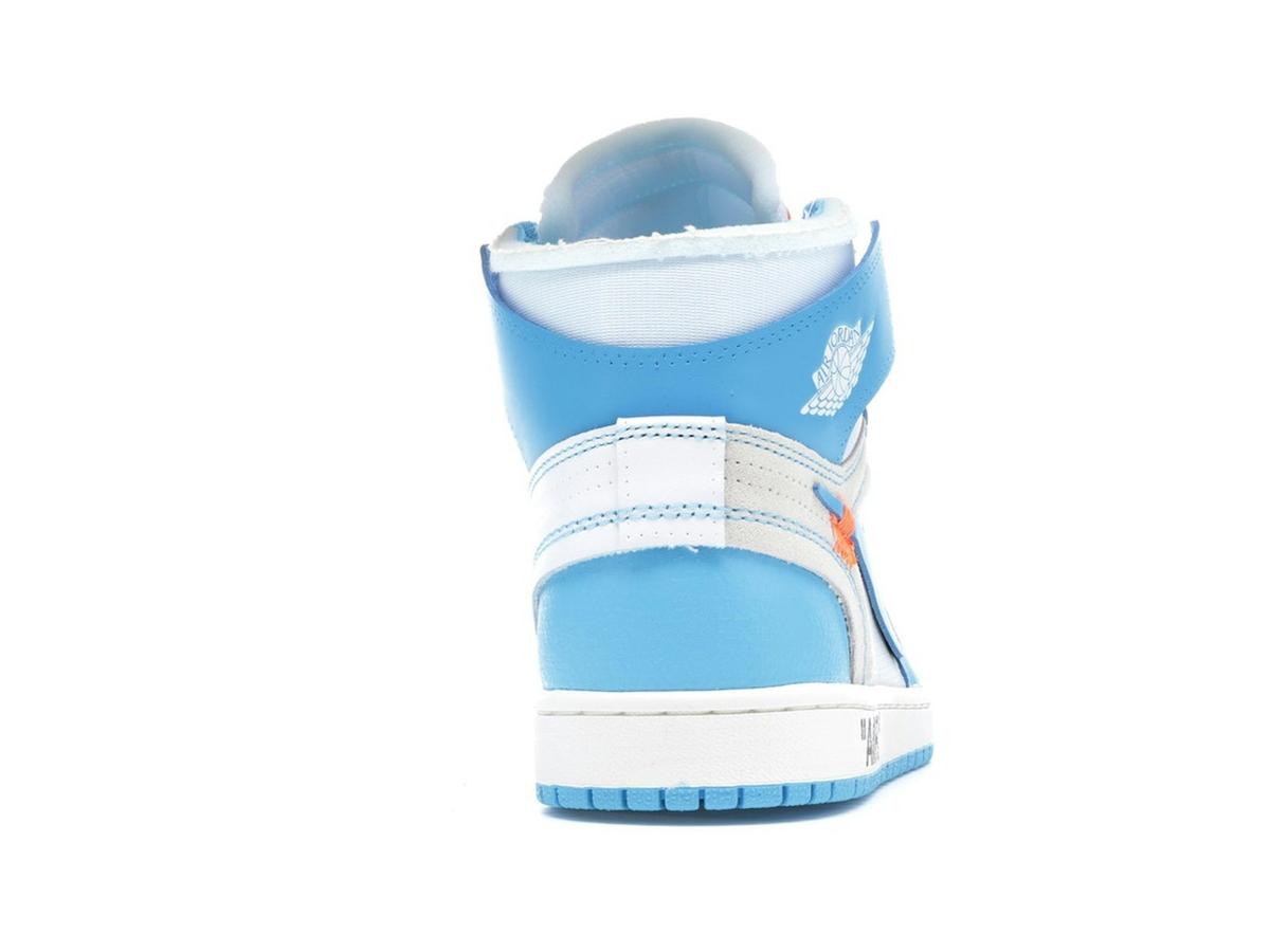 Jordan 1 Retro High Off-White University Blue 'UNC' AQ0818-148 - savito