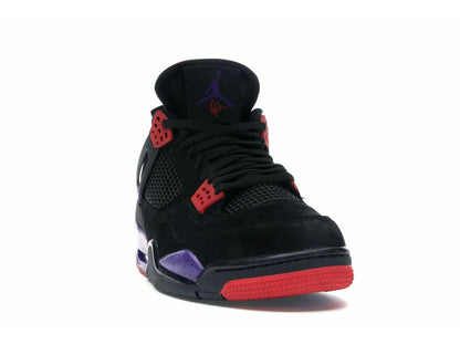 Jordan 4 Retro Raptors Drake OVO (2019) Black Court Purple University Red AQ3816-056 - savito
