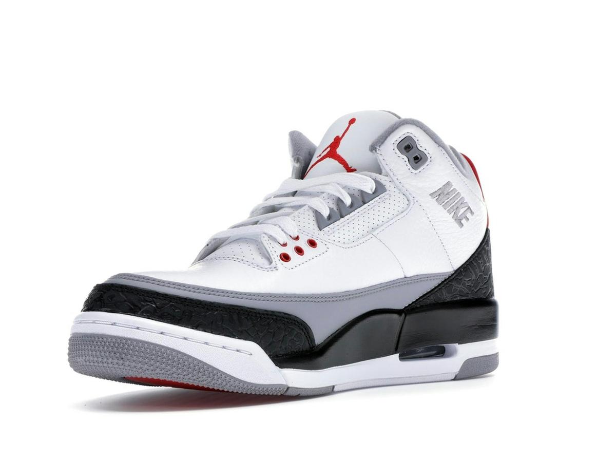 Jordan 3 Retro Tinker Hatfield AQ3835-160 White Black Fire Red Cement Grey - savito