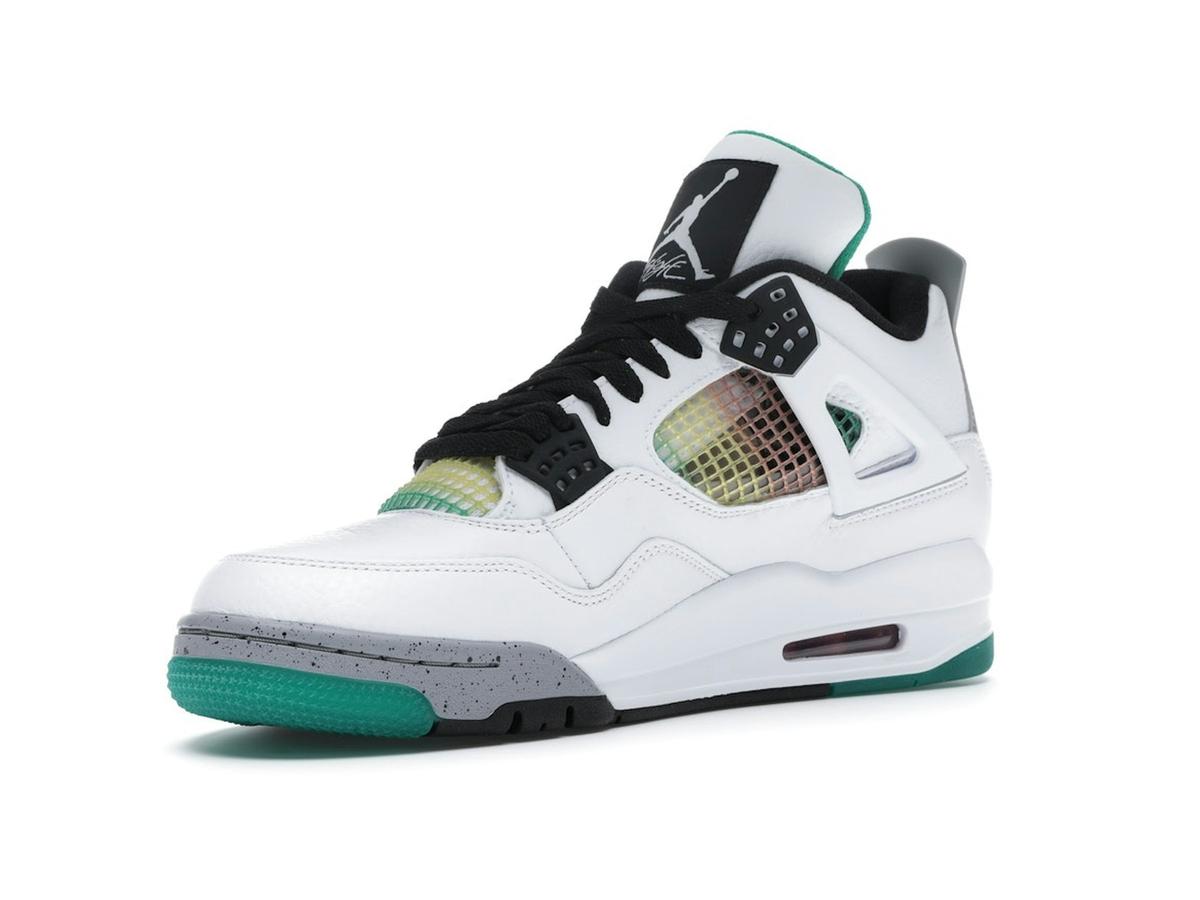 Jordan 4 Retro Lucid Green Rasta Women's AQ9129-100 - savito