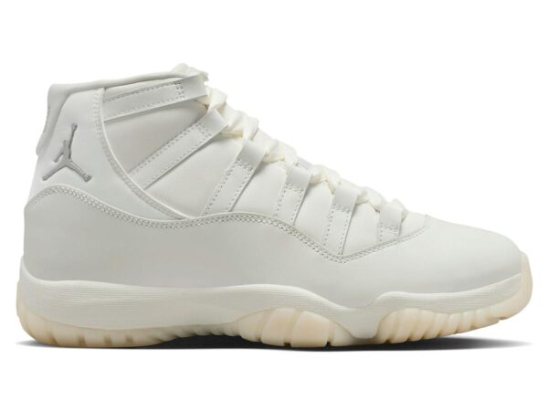 Jordan 11 Retro Pearl Women's AR0715-110 Sail Pearl Grey White Metallic Silver - savito