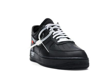 Nike Air Force 1 Low '07 Off-White MoMA (Without Socks) BLACK/METALLIC SILVER-BLACK AV5210-001 - savito