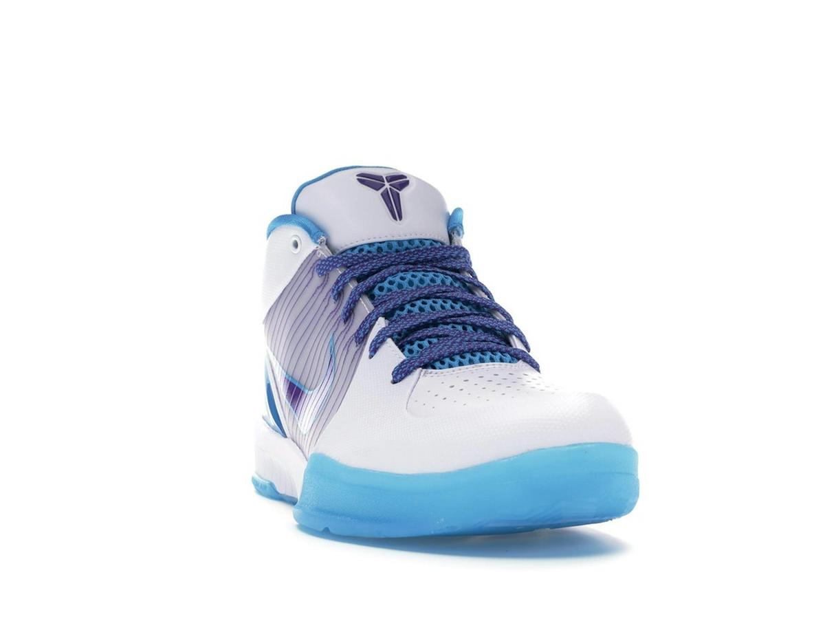 Nike Kobe 4 Protro Draft Day Hornets White Varsity Purple Orion Blue AV6339-100 - savito