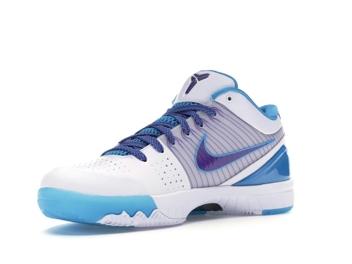 Nike Kobe 4 Protro Draft Day Hornets White Varsity Purple Orion Blue AV6339-100 - savito