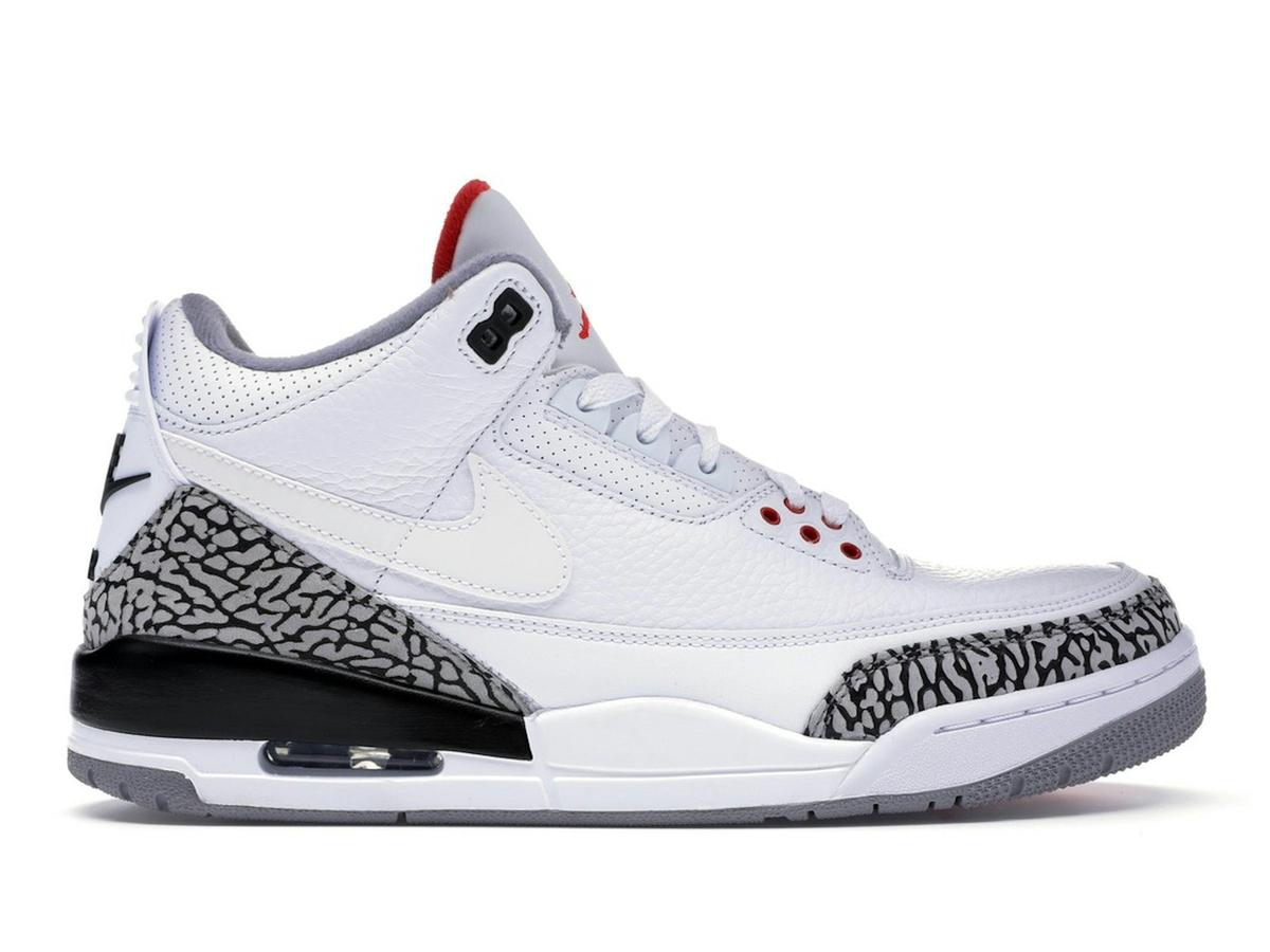 Jordan 3 Retro JTH Super Bowl White Fire Red Black AV6683-160 - savito