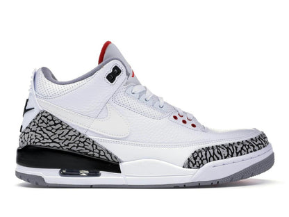 Jordan 3 Retro JTH Super Bowl White Fire Red Black AV6683-160 - savito