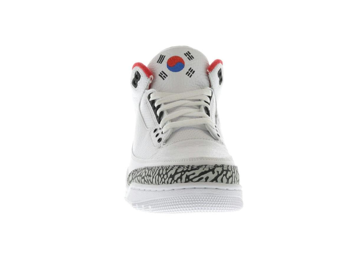 Jordan 3 Retro Seoul White Soar-Atom Red AV8370-100 - savito