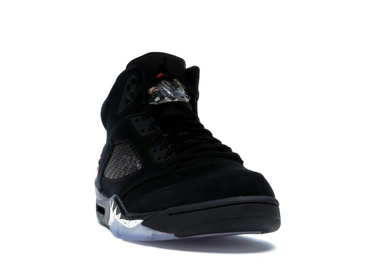 Jordan 5 Retro Paris Saint-Germain Black Challenge Red White AV9175-001 - savito