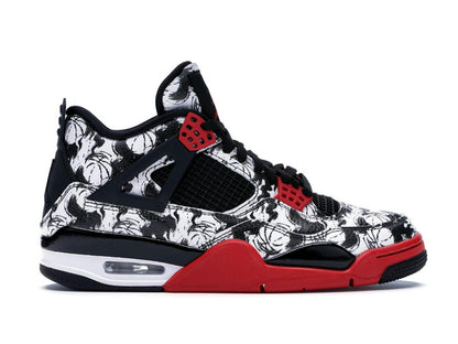 Jordan 4 Retro Tattoo 2018 Black Fire Red BQ0897-006 - savito