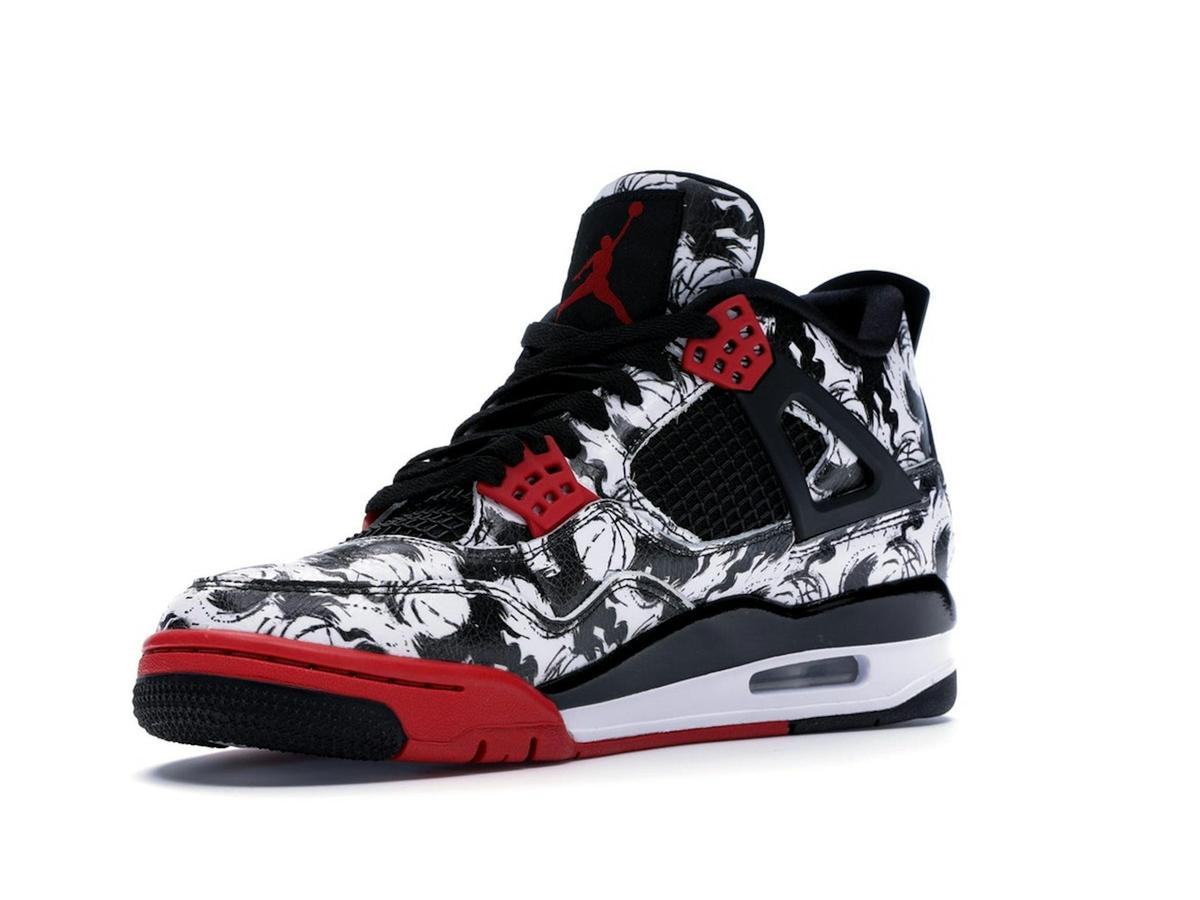Jordan 4 Retro Tattoo 2018 Black Fire Red BQ0897-006 - savito