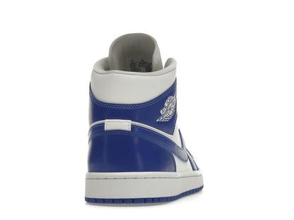 Jordan 1 Mid Kentucky Blue Women's White Hyper Royal BQ6472-104 - savito