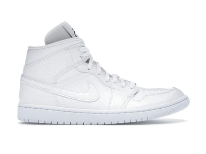 Jordan 1 Mid White Snakeskin Women's BQ6472-110 - savito