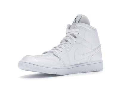 Jordan 1 Mid White Snakeskin Women's BQ6472-110 - savito