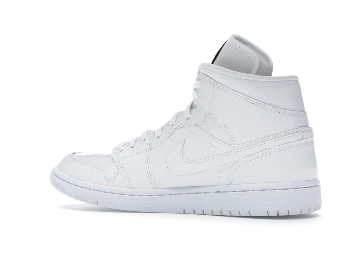 Jordan 1 Mid White Snakeskin Women's BQ6472-110 - savito