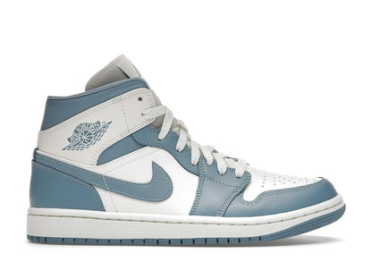 Jordan 1 Mid UNC 2022 Women's White University Blue BQ6472-141 - savito