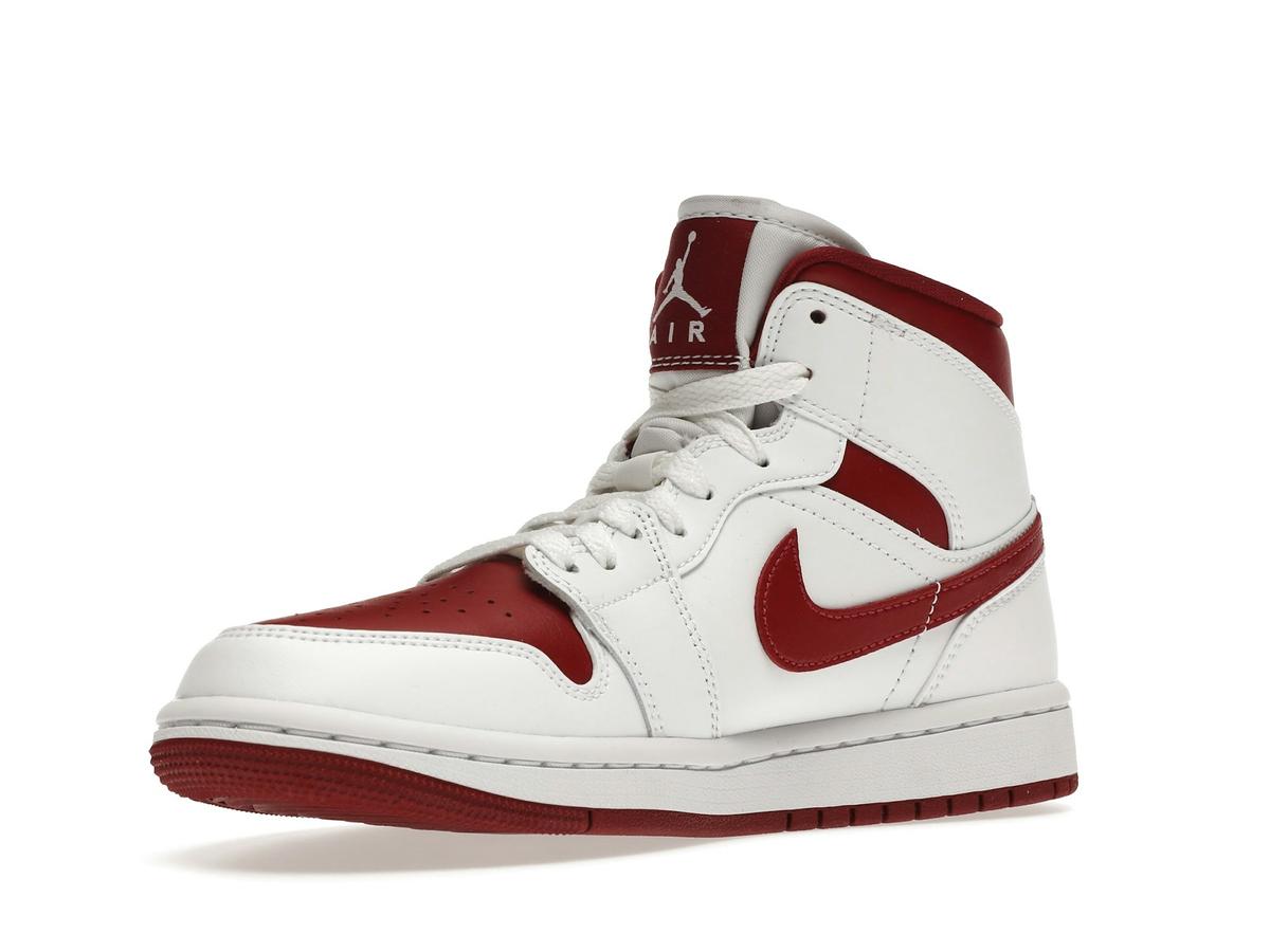 Jordan 1 Mid Reverse Chicago Women's White Red BQ6472-161 - savito