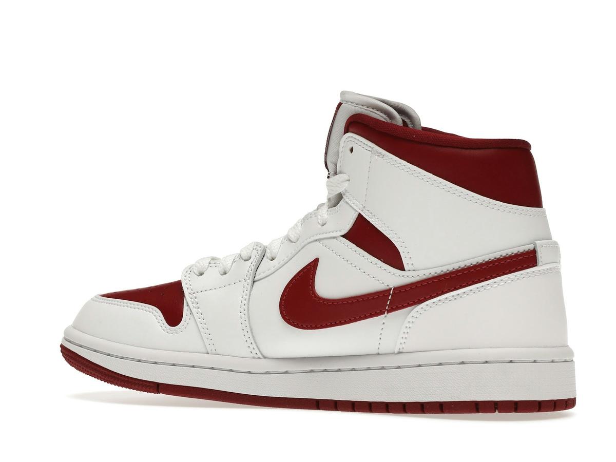 Jordan 1 Mid Reverse Chicago Women's White Red BQ6472-161 - savito