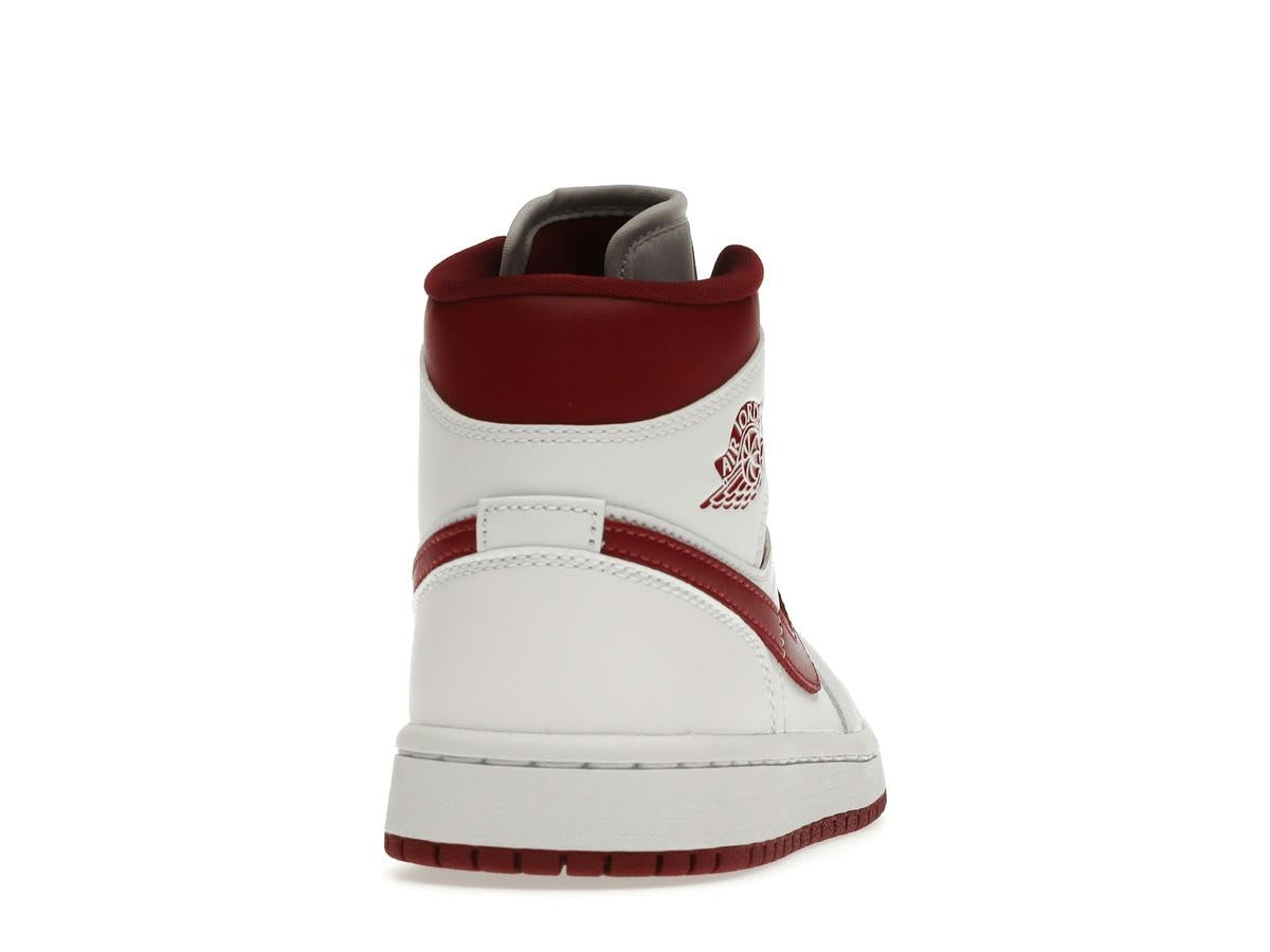 Jordan 1 Mid Reverse Chicago Women's White Red BQ6472-161 - savito