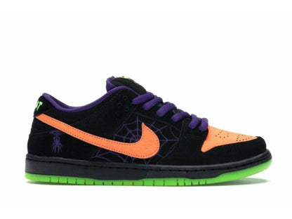 Nike SB Dunk Low Night of Mischief Halloween BQ6817-006 Black Orange Purple - savito