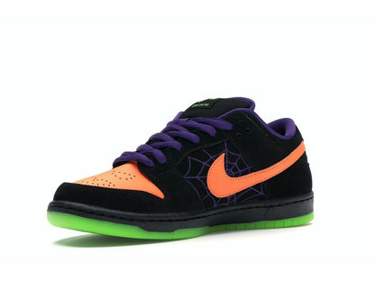 Nike SB Dunk Low Night of Mischief Halloween BQ6817-006 Black Orange Purple - savito