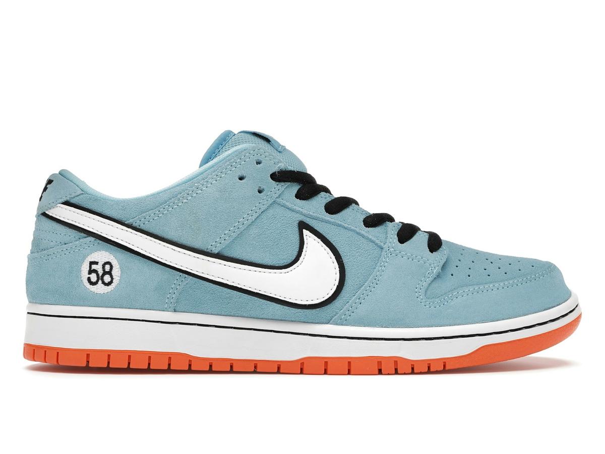 Nike SB Dunk Low Club 58 Gulf Blue Chill Safety Orange BQ6817-401 - savito