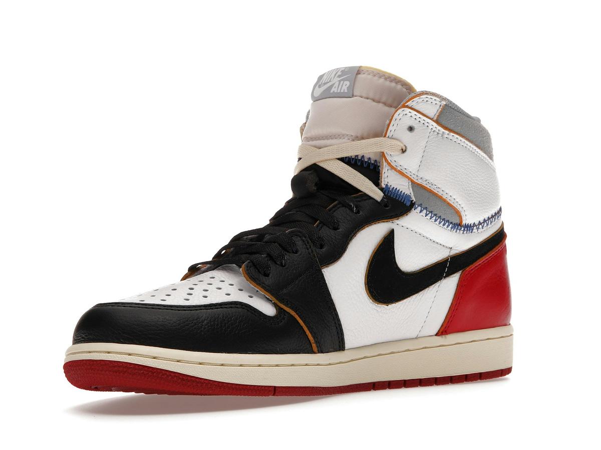 Jordan 1 Retro High Union Los Angeles Black Toe BV1300-106 White Black Red - savito