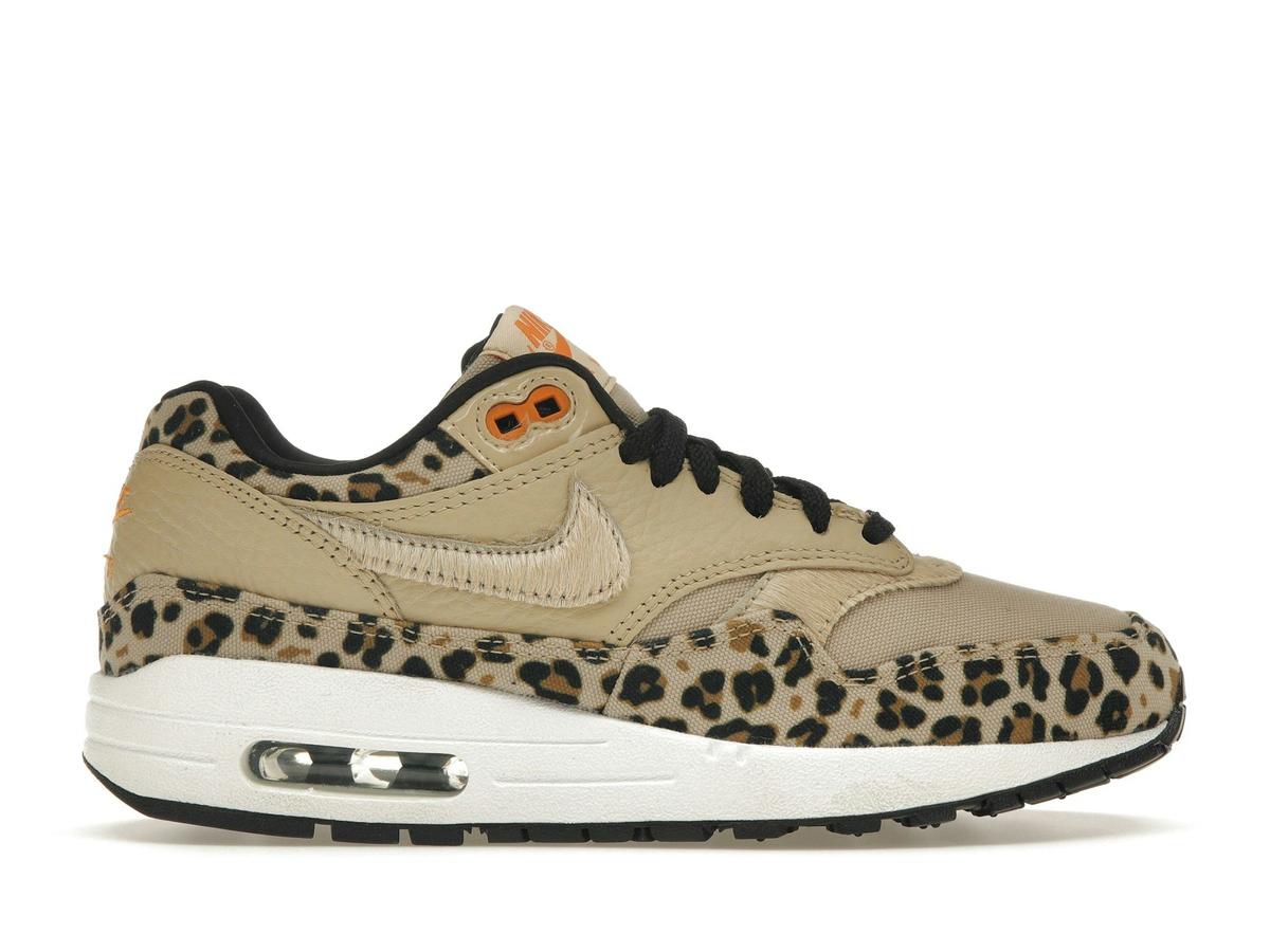 Nike Air Max 1 Leopard Women's Desert Ore Orange Peel Black Wheat BV1977-200 - savito