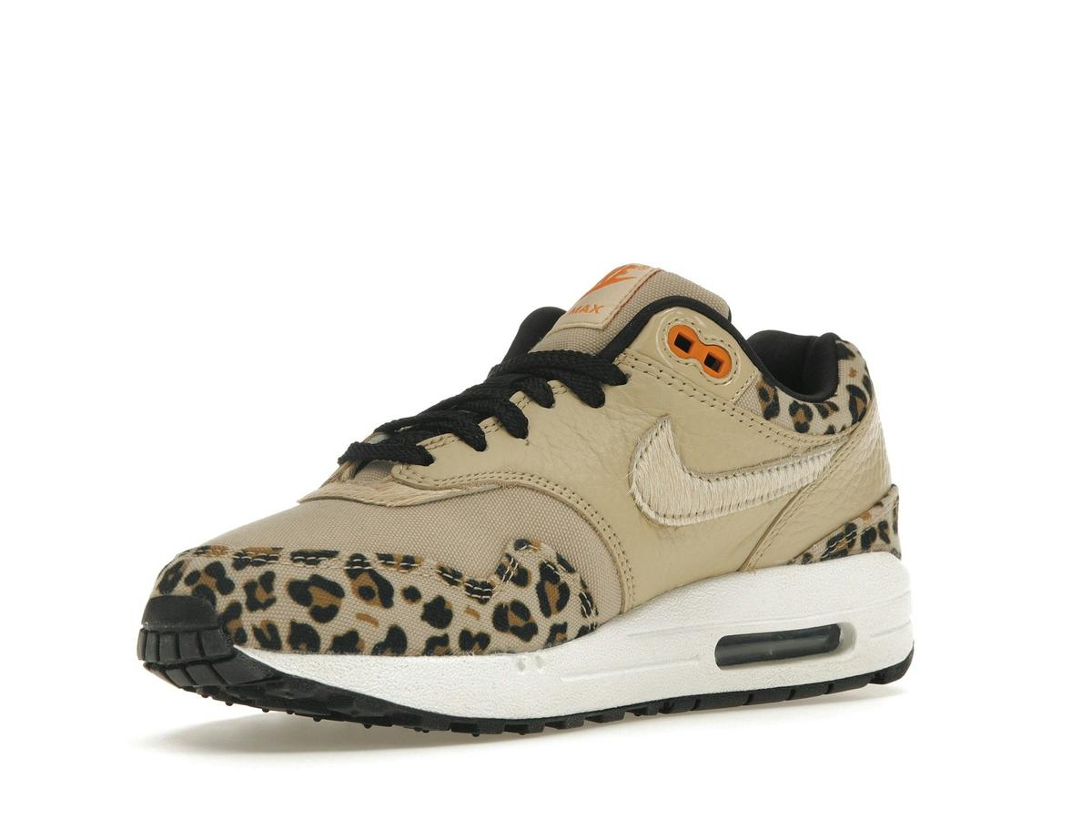 Nike Air Max 1 Leopard Women's Desert Ore Orange Peel Black Wheat BV1977-200 - savito