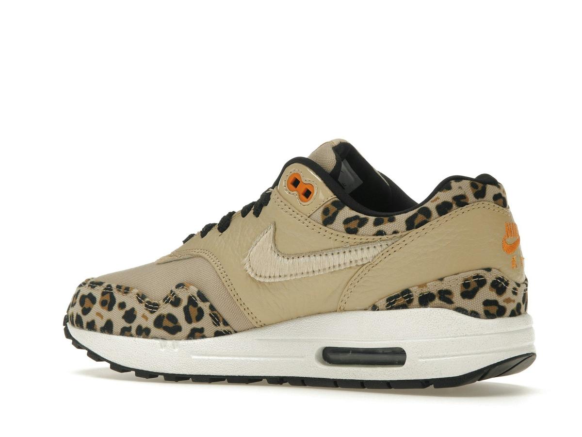 Nike Air Max 1 Leopard Women's Desert Ore Orange Peel Black Wheat BV1977-200 - savito