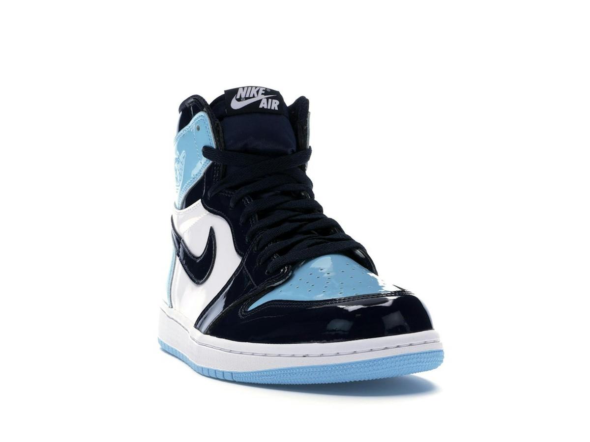 Jordan 1 Retro High UNC Patent (Women's) CD0461-401 Obsidian/Blue Chill-White - savito