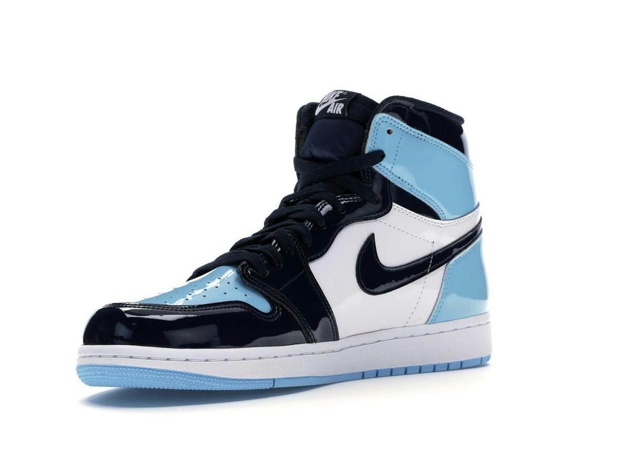 Jordan 1 Retro High UNC Patent (Women's) CD0461-401 Obsidian/Blue Chill-White - savito
