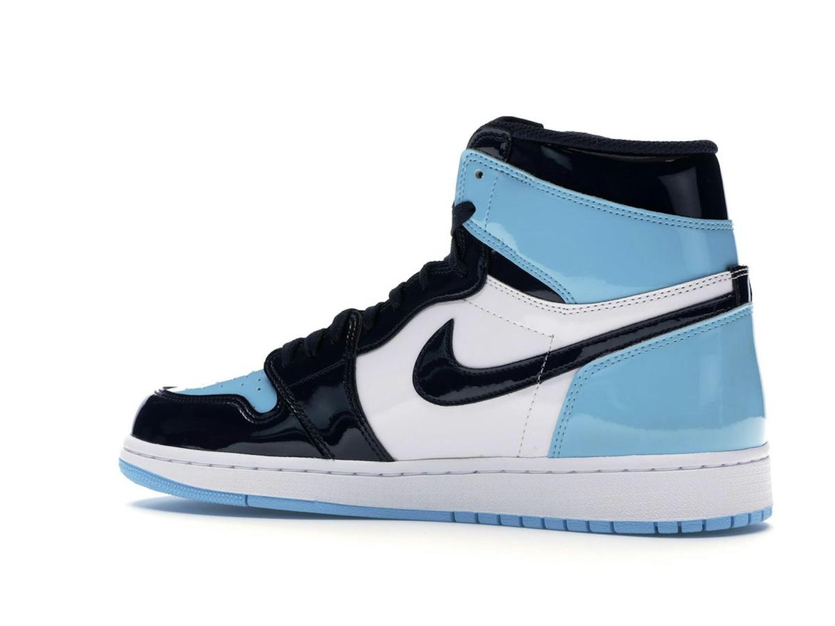 Jordan 1 Retro High UNC Patent (Women's) CD0461-401 Obsidian/Blue Chill-White - savito