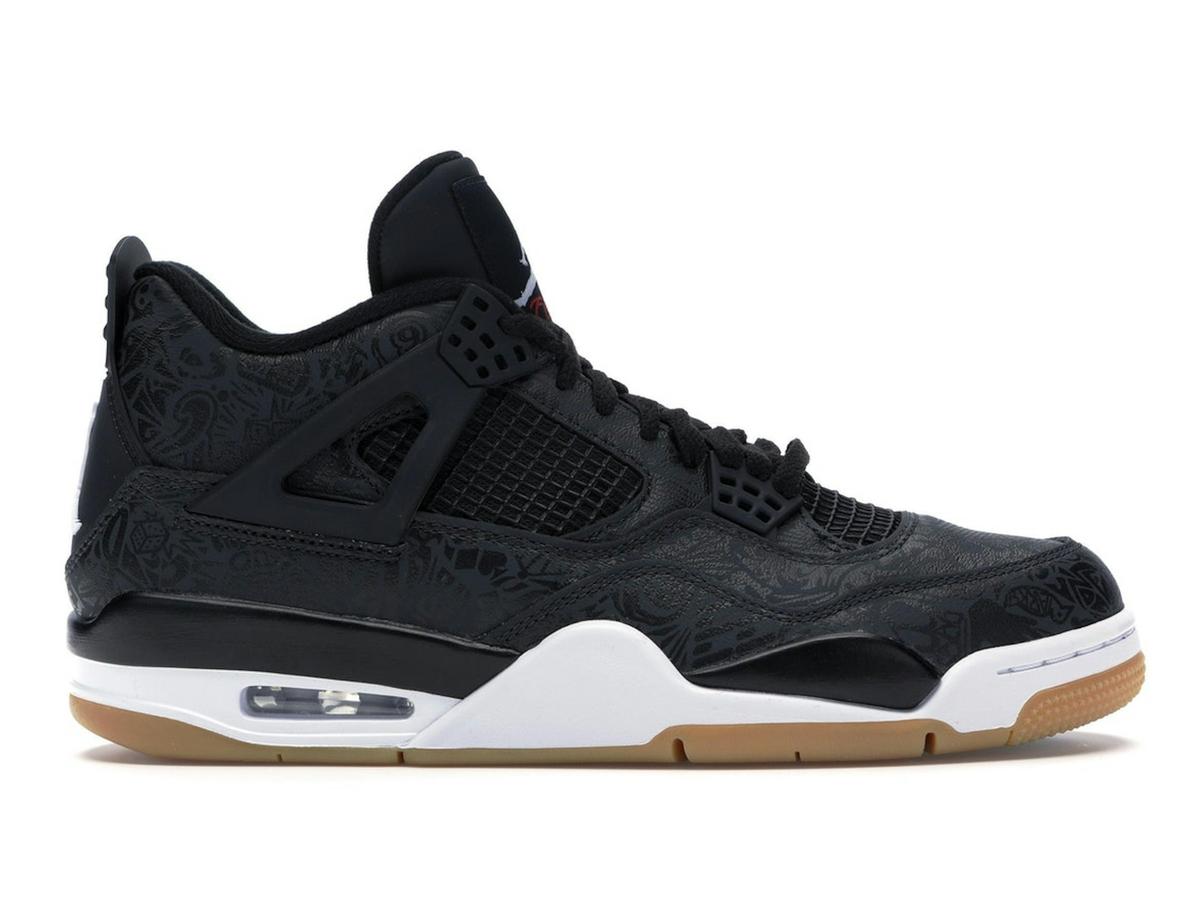 Jordan 4 Retro Laser Black Gum CI1184-001 - savito